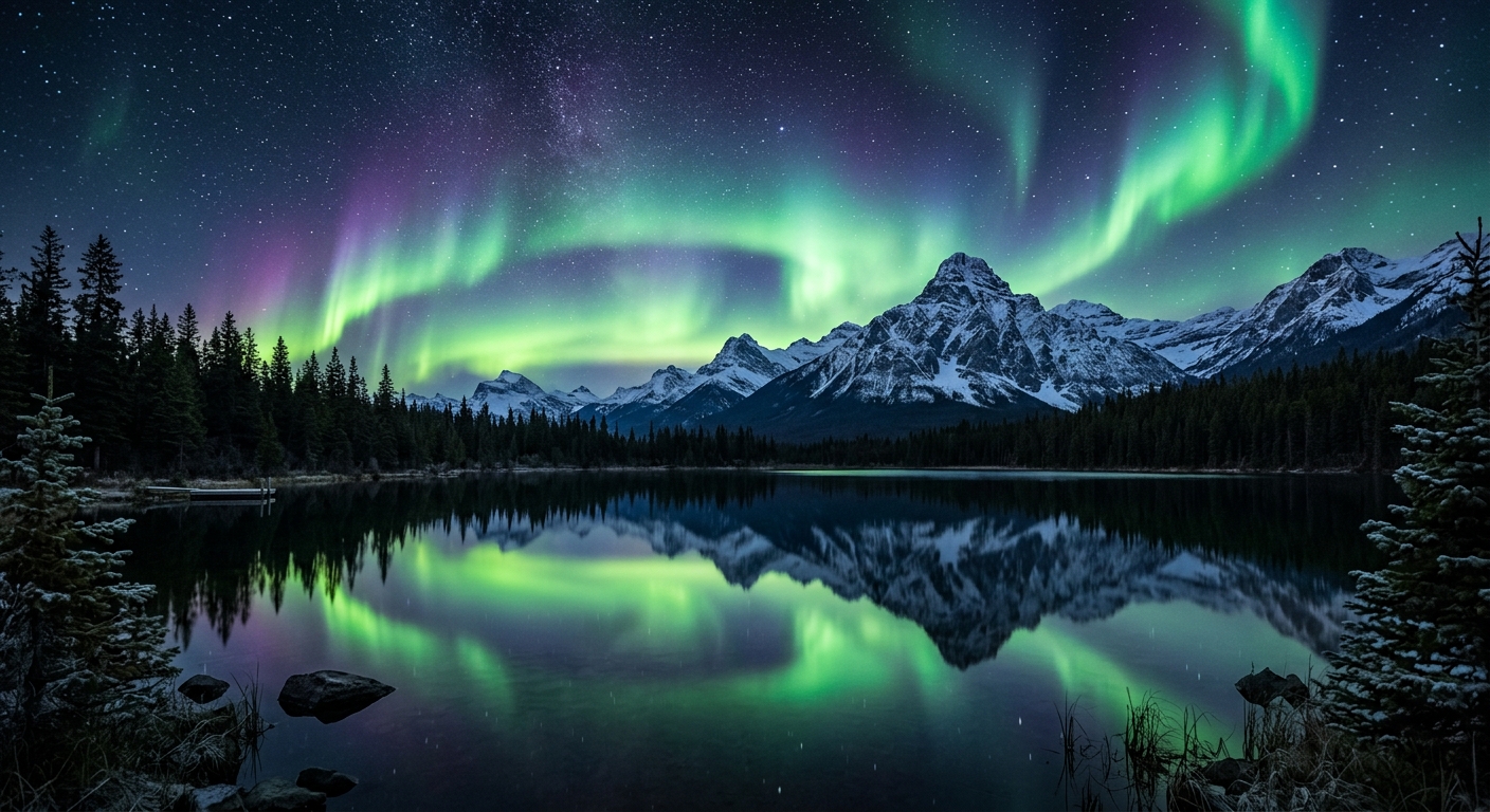 Aurora Borealis — Arctic Night Sky — Gemini Imagen 3