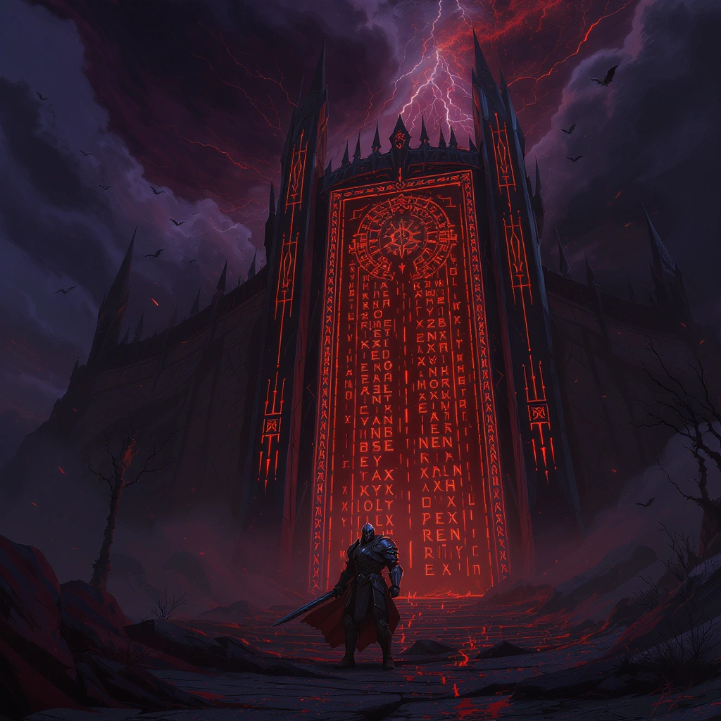 Dark Fantasy Book Cover — Illustrated — Flux 1.1 Pro