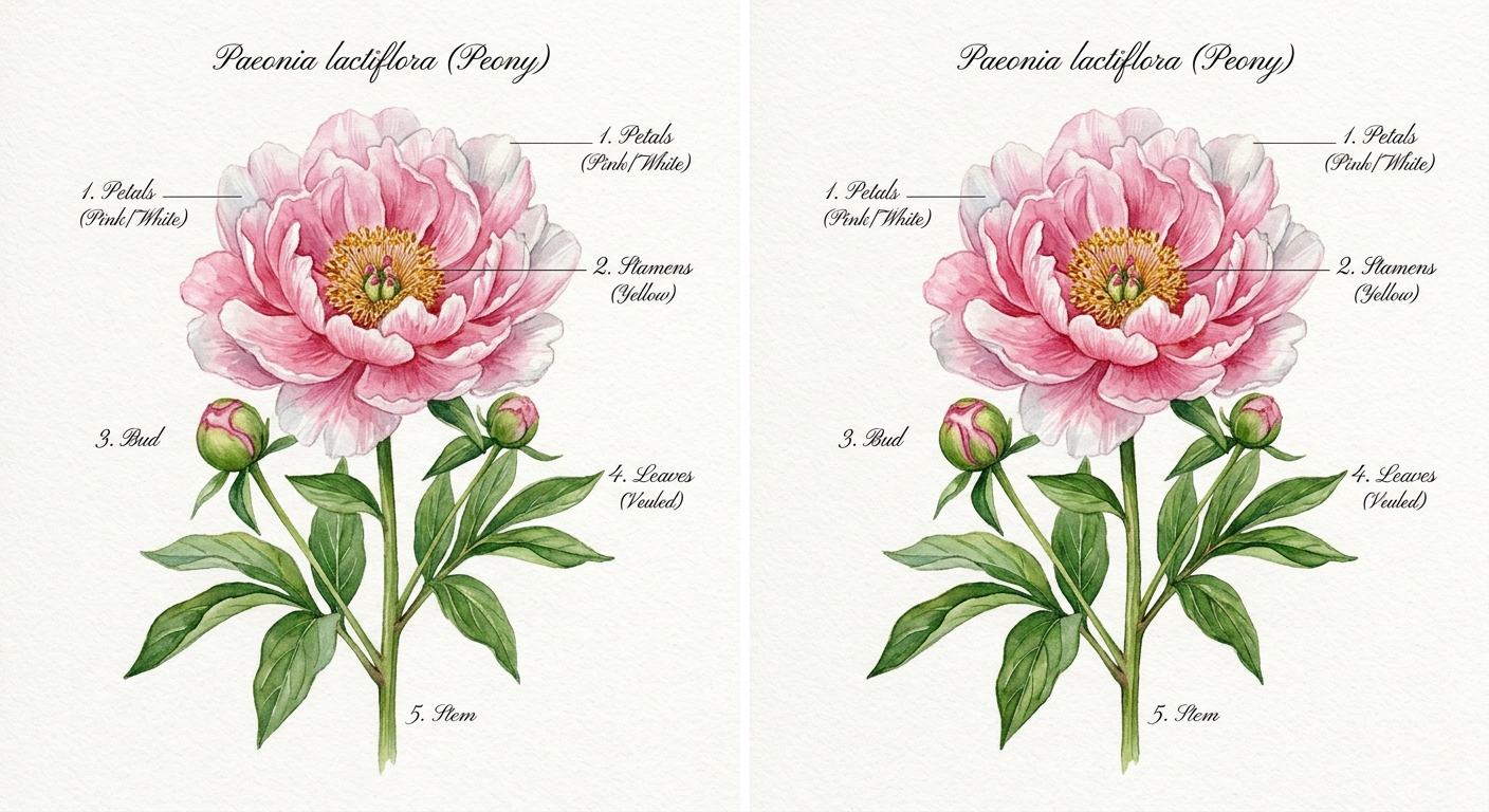 Watercolor Botanical Illustration — Gemini Imagen 3